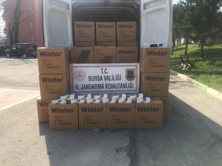 Bursada 1,5 milyon TL değerinde kaçak sigara ve tütün ele geçirildi
