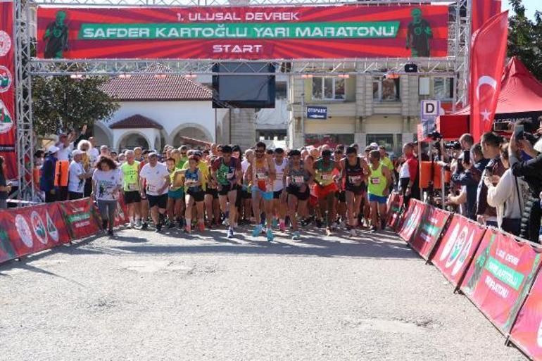 95 yaşında adına düzenlenen maratona katıldı