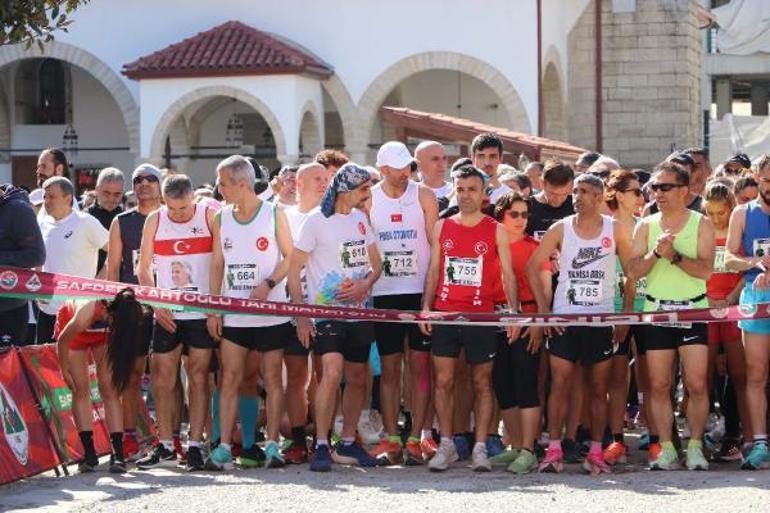 95 yaşında adına düzenlenen maratona katıldı