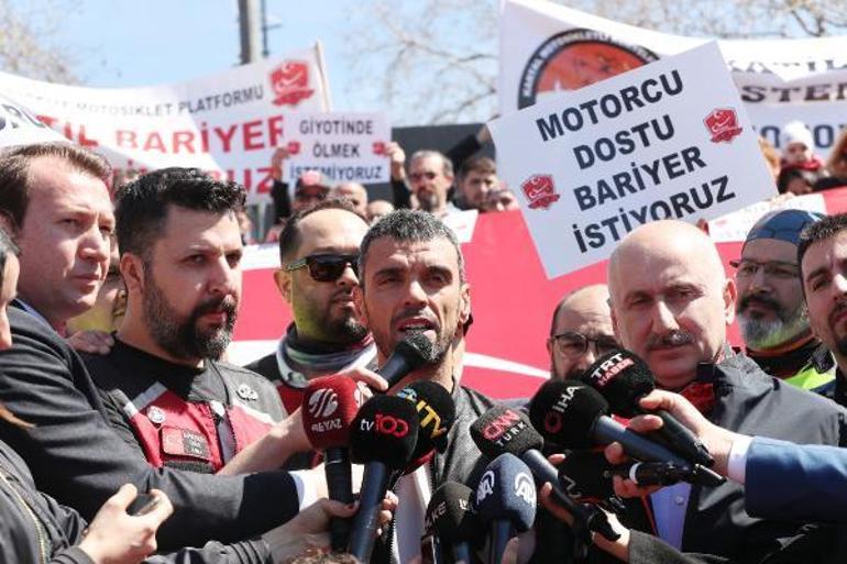 Bakan Karaismailoğlu: Bakanlığın işlettiği tüm yollarda motorcu dostu bariyerler olacak