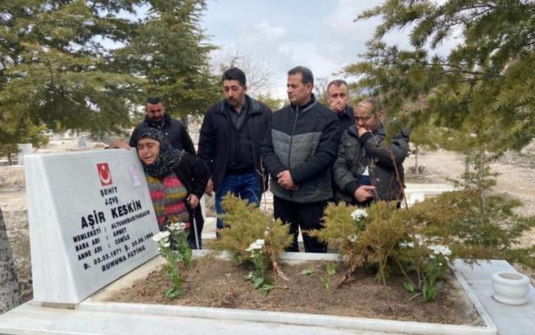 Silah arkadaşları, 28 yıl sonra şehit çavuşun mezarında buluştu