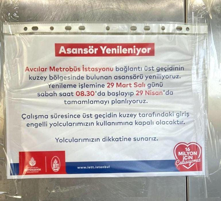 Avcılarda 1 aylık asansör çilesi