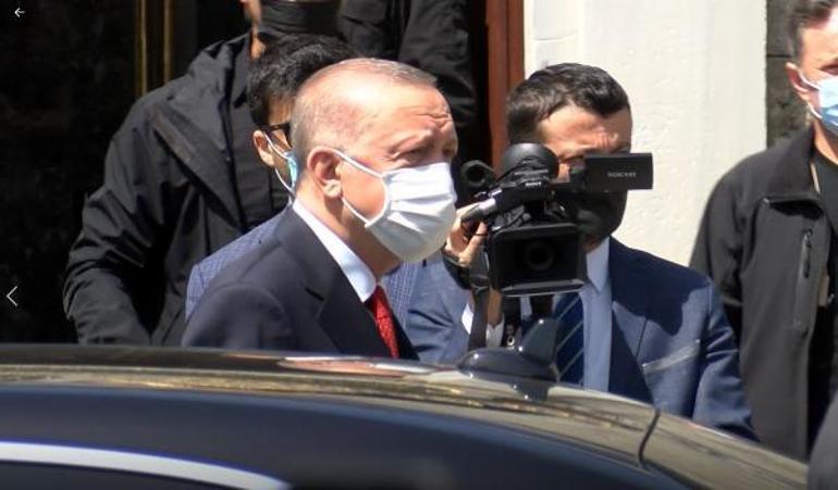 Erdoğan cuma namazını Ayasofya Camiinde kıldı