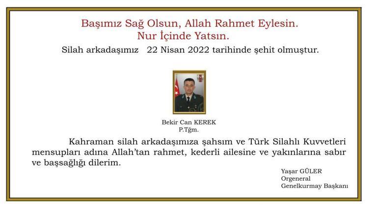 Pençe- Kilit Operasyonunda çatışma: 1 şehit