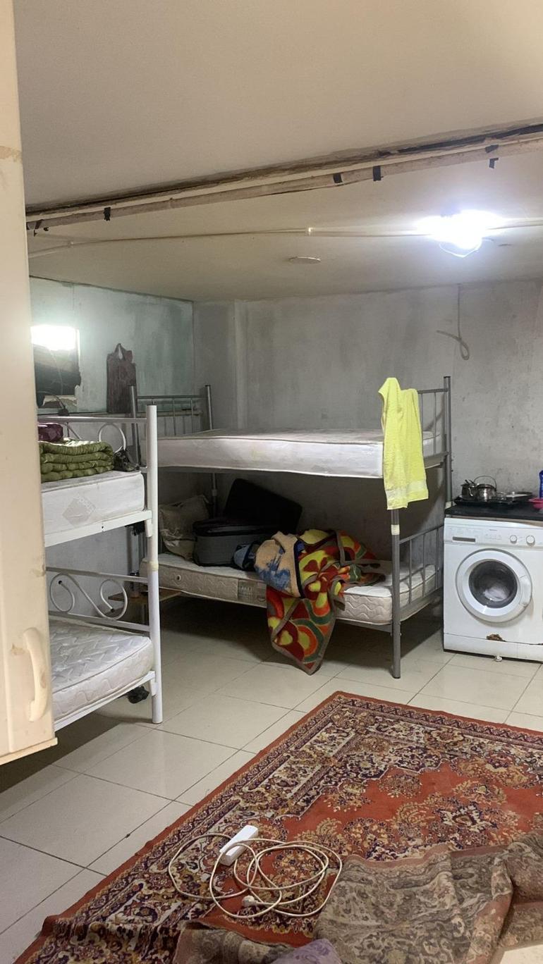 Tuzlada kaçak göçmenlerin saklandığı Şok Evine baskın