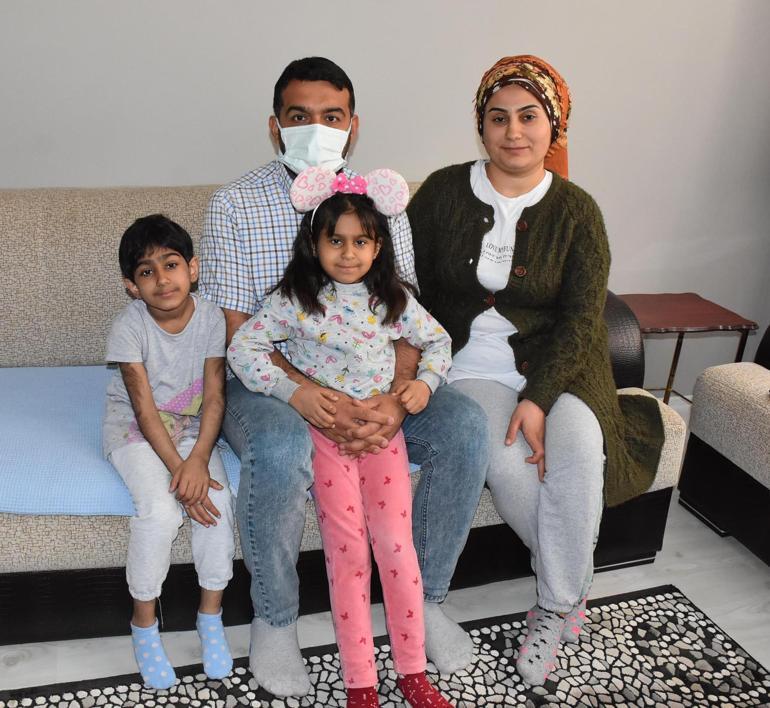 Almanyadan gelen bayram hediyesi, hasta kardeşlerin yüzünü güldürdü