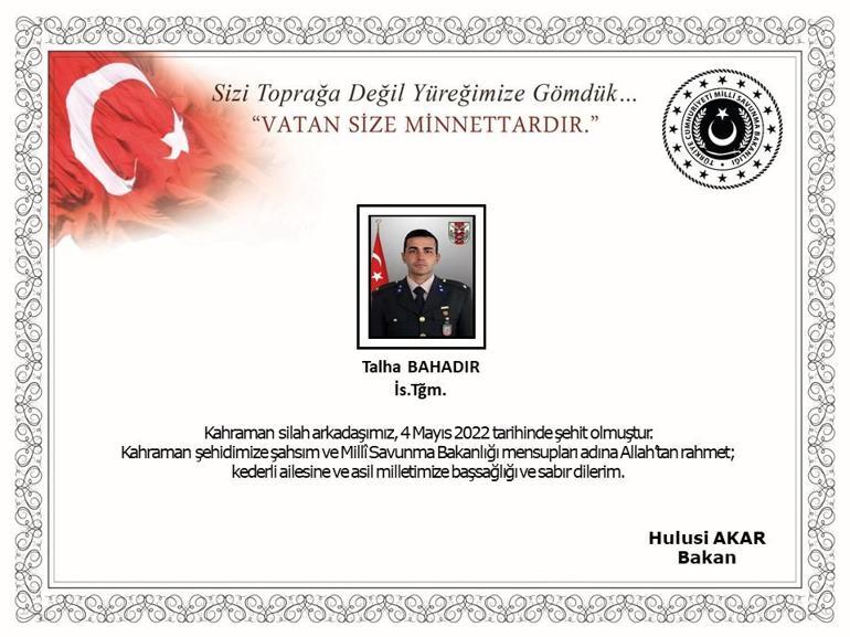 MSB: Zeytindalı harekat bölgesinde 1 asker şehit oldu