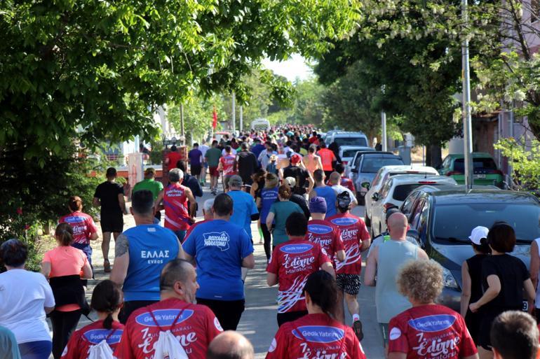 Uluslararası Edirne Maratonu renkli görüntülere sahne oldu