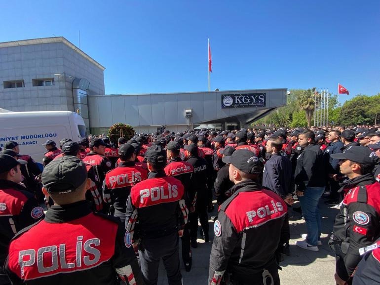 Şehit polis için İstanbul Emniyetinde tören
