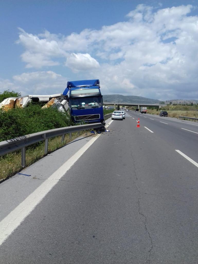 Kaza yapan araçları çeken vince, freni boşalan TIRın çarptı; operatör öldü