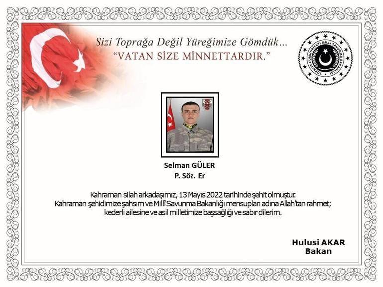 Pençe- Kilit Operasyonu bölgesinde EYP infilak etti: 1 şehit, 3 yaralı