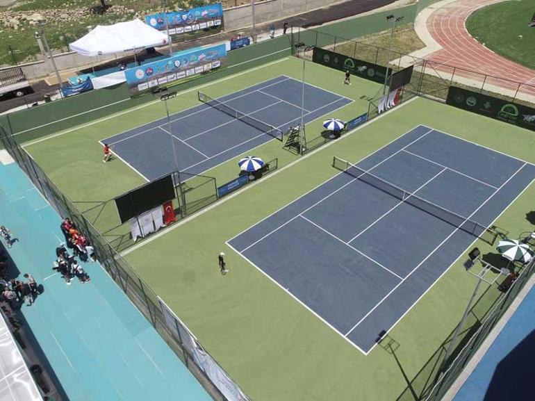 Şırnakta Uluslararası Cudi Cup tenis turnuvası başladı