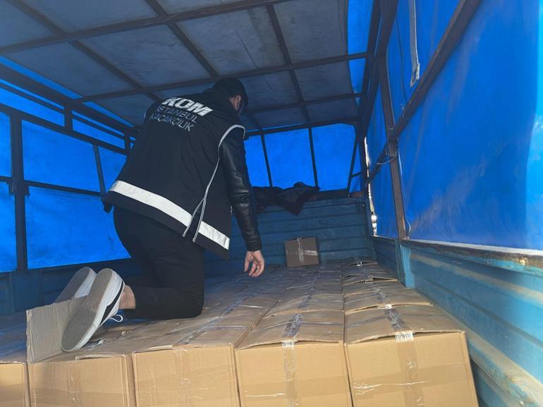 İstanbulda düzenlenen operasyonda 6 milyon lira değerinde sahte alkol ele geçirildi