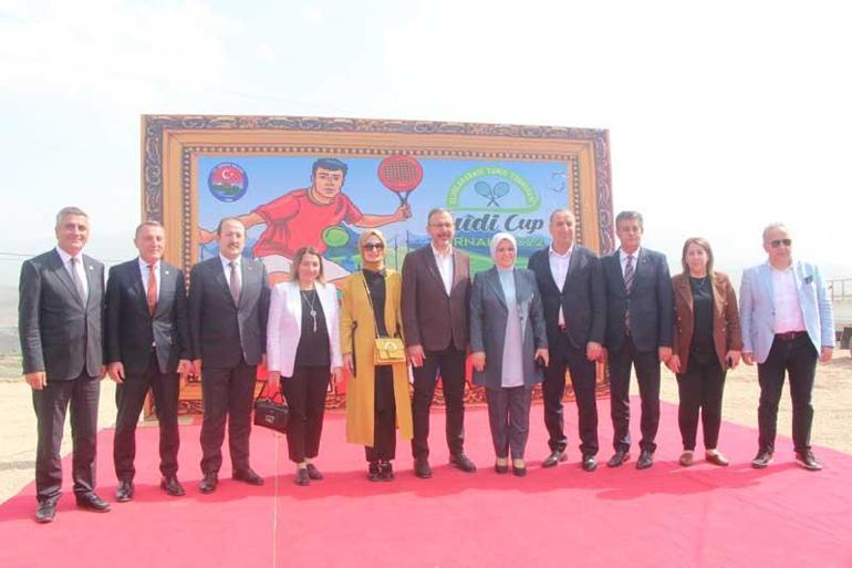 Cudi Cupın açılış töreni Bakan Kasapoğlunun katılımıyla gerçekleştirildi