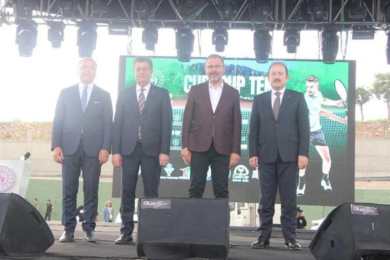 Cudi Cupın açılış töreni Bakan Kasapoğlunun katılımıyla gerçekleştirildi
