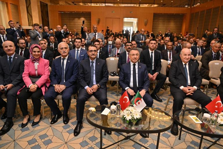 Fuat Oktay, Cezayir Cumhurbaşkanı Abdulmecid Tebbun ile bir araya geldi