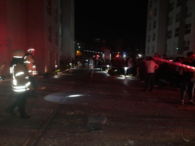 Esenyurtta 38 katlı binada yangın çıktı