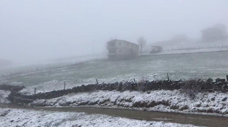 Doğu Karadenizde yaylalarda kar sürprizi