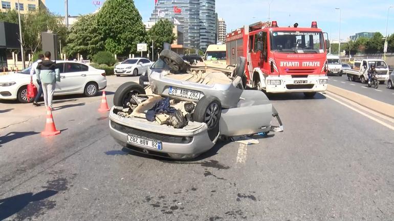 Bahçelievlerde feci kaza kamerada