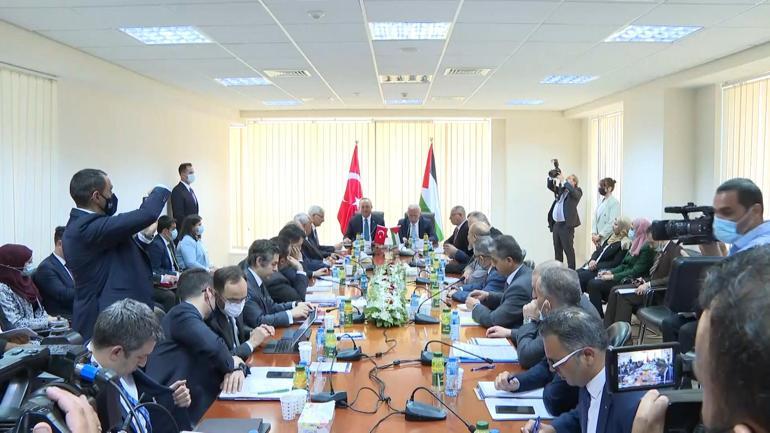 Çavuşoğlu, Türkiye-Filistin Ortak Komitesi 2nci Toplantısına katıldı