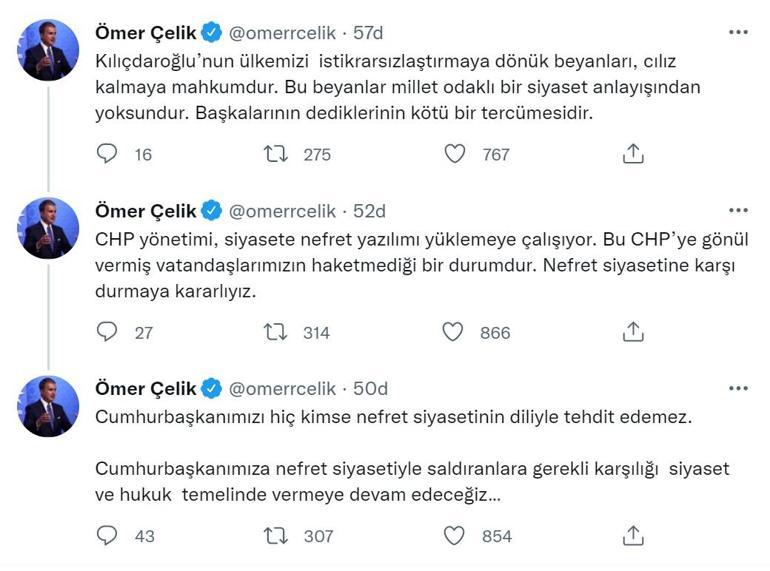 AK Partili Çelik: Kılıçdaroğlunun beyanları, iftira kampanyasıdır
