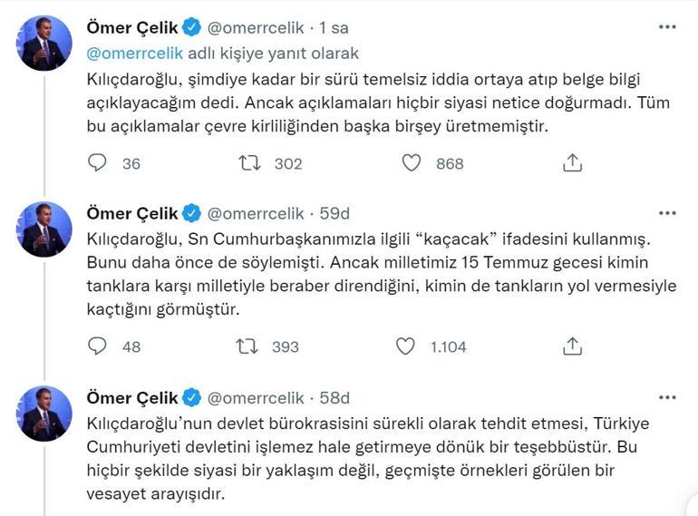 AK Partili Çelik: Kılıçdaroğlunun beyanları, iftira kampanyasıdır