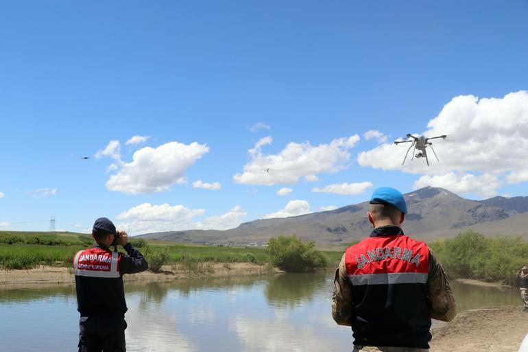 Kaçak inci kefali avcıları, termal dronlar ile takip ediliyor
