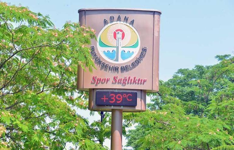 Adanada hava sıcaklığı 40 dereceye dayandı