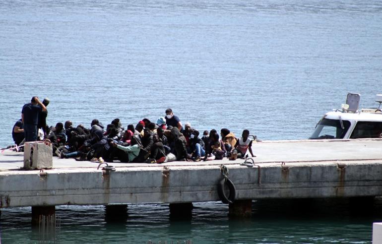 Yunan unsurlarınca geri itilen 45 kaçak göçmen kurtarıldı