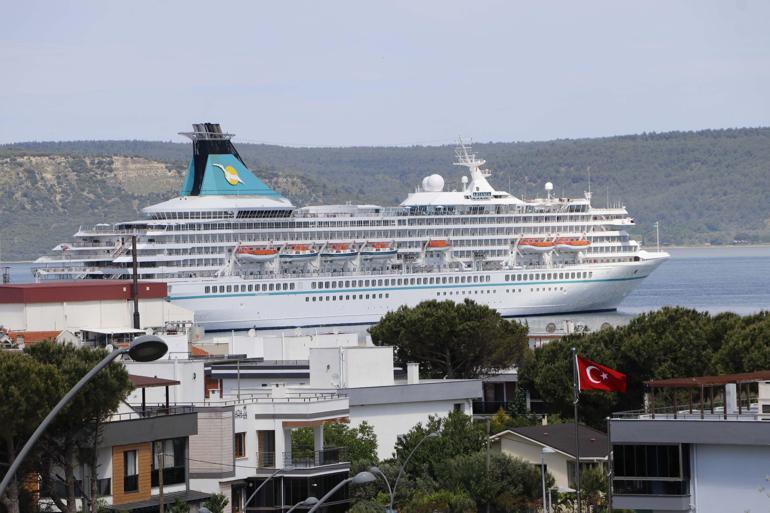 Çanakkaleye 45 kruvaziyerle 15 bin turist geliyor