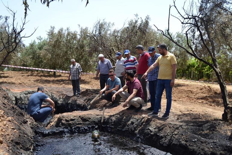 TPAO, su kuyusundan akan siyah ve yanıcı sıvı maddeden numune aldı