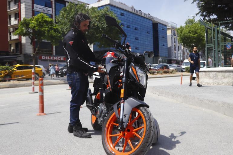 Kadın sürücüyle tartışınca tepki gören motosikletli şikayetçi oldu