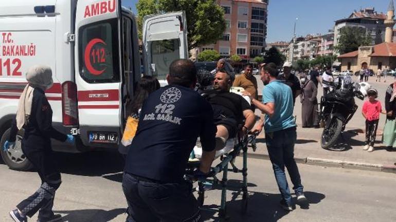 Karamanda silahlı çatışma: 1 yaralı