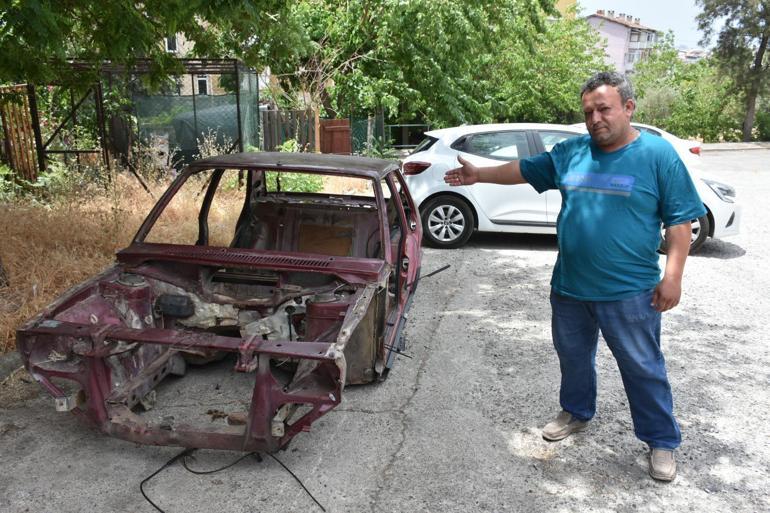 Çalınan otomobilini parçalanmış halde buldu; Keşke böyle görmeseydim dedi