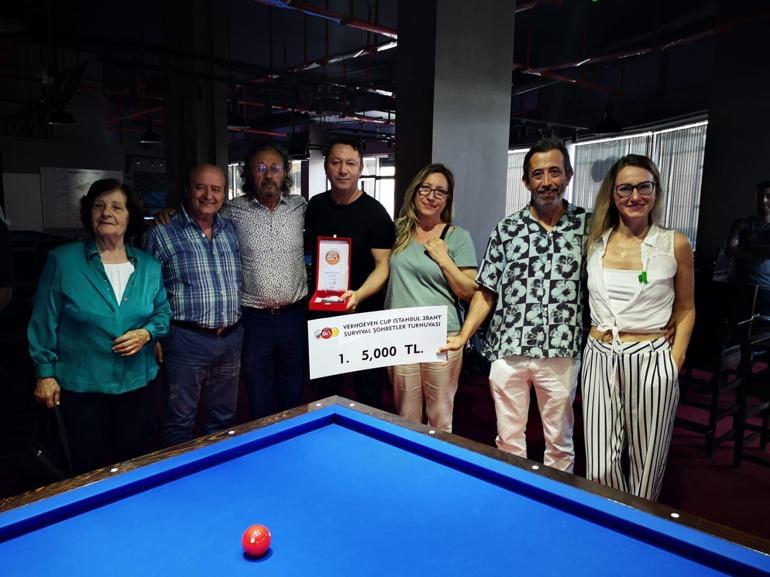 Bilardo Şöhretler Turnuvasında şampiyon Baha oldu