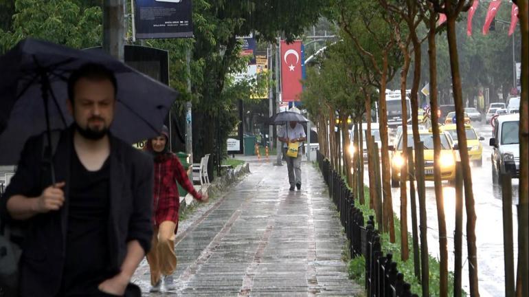 Edirnede beklenen sağanak etkili oldu