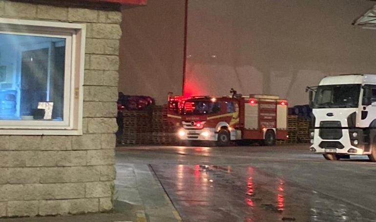 Tekirdağda, fabrikada gaz sıkışması sonucu yaşanan patlama korkuttu