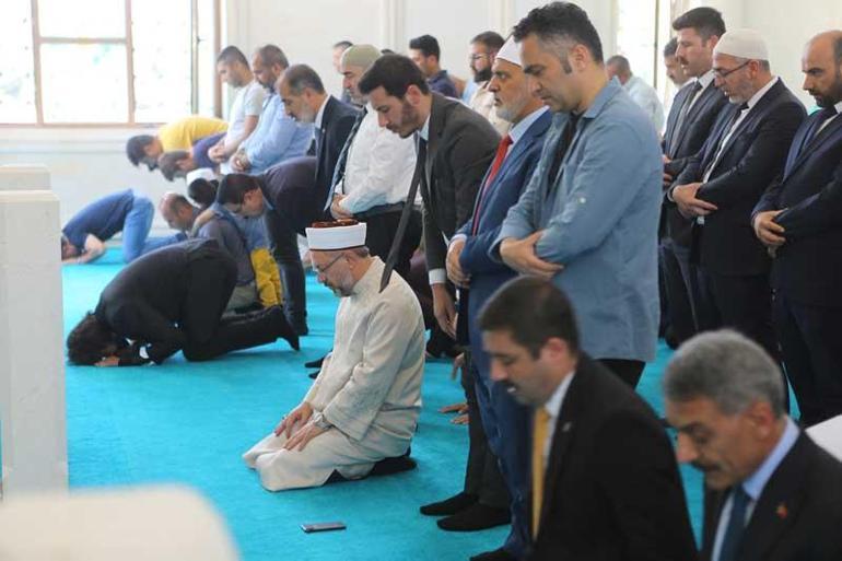 Diyanet İşleri Başkanı Erbaş Tunceli’de cemevi ziyaret etti, Hz. Ali Camisinin açılışını yaptı