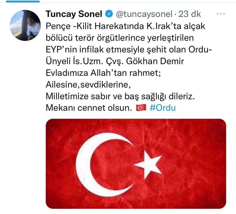 Pençe- Kilit Operasyonunda 2 asker şehit oldu, 2 asker yaralandı