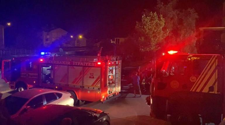 Diyarbakırda 25 katlı apartmanın 20nci katında yangın; 1 ölü, 14 yaralı