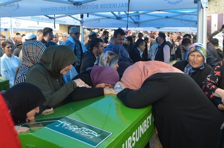 Kına yolundaki kazada ölen 6 kişi toprağa verildi; damat, anneannesinin namazını kıldırdı