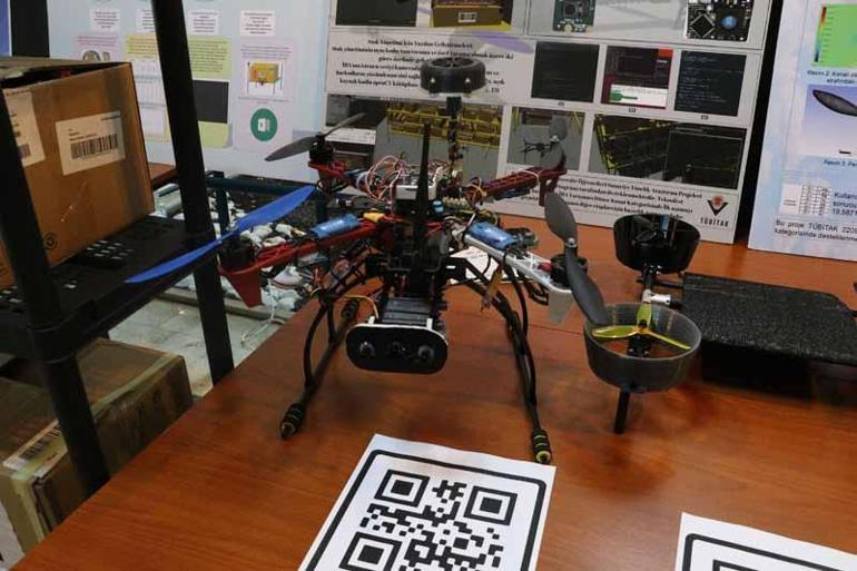Üniversitelilerden sanayici için insansız hava aracı destekli stok kontrolü sistemi