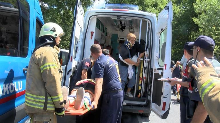 Sarıyerde İETT otobüsü kaza yaptı: 6 yaralı
