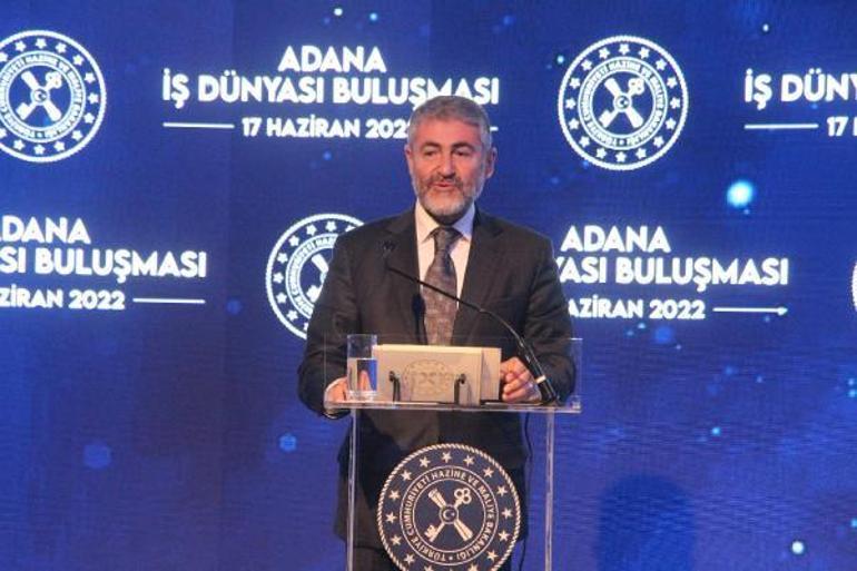 Hazine ve Maliye Bakanı Nebati, Adanada