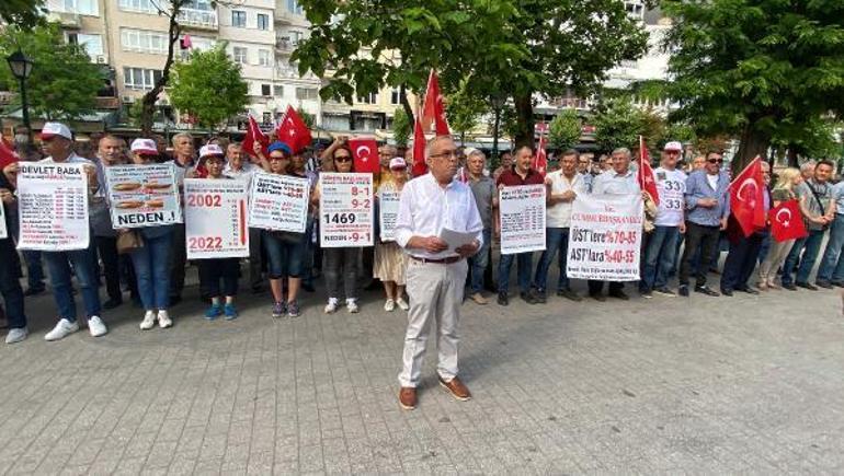 Eskişehirde emekli astsubaylardan nizami sıralı özlük hakları açıklaması