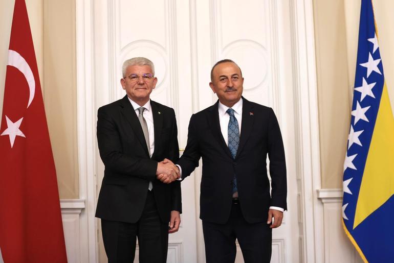 Bakan Çavuşoğlu, Devlet Başkanlığı Konseyi Hırvat üyesi Komşiç’le görüştü