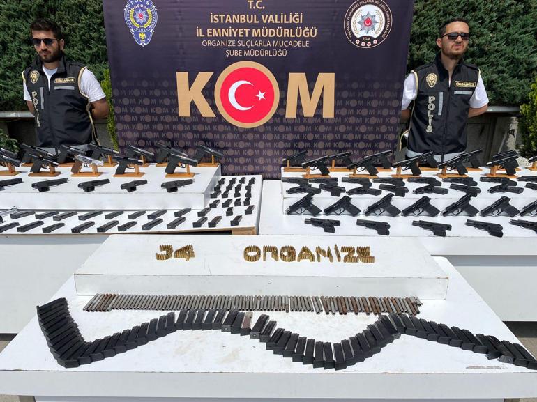 İstanbulda silah kaçakçılarına operasyon