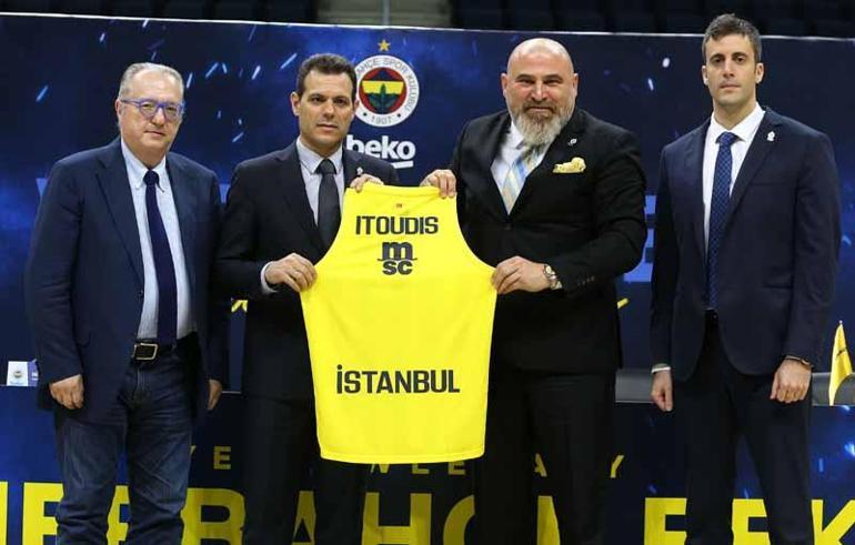 Fenerbahçe Bekoda Dimitris Itoudis için imza töreni düzenlendi