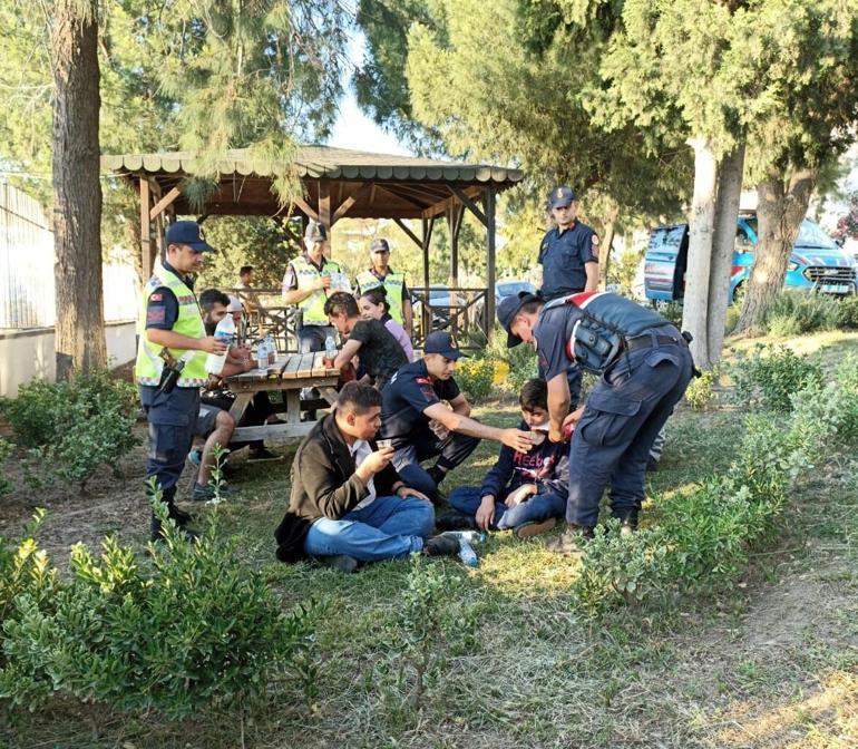 İzmirin 4 ilçesinde 314 kaçak göçmen yakalandı