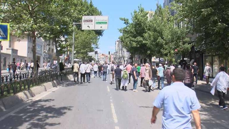 Ustaosmanoğlunun cenazesi öncesi Fatihte yoğunluk